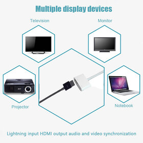 Adaptér iPhone HDMI - přpojení k monitoru, TV, projektoru... - 2