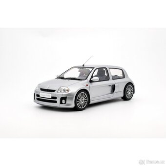 Renault Clio V6 Phase 1 Silver 2001 1:18 - 2