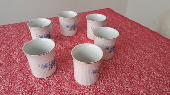 Karlovarský porcelán EPIAG Czechoslovakia – sada 6 hrnků - 2