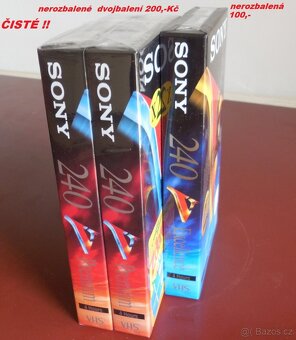 VIDEOKAZETY VHS čisté i nahrané - 2