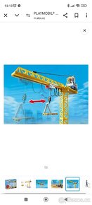 Velký jeřáb Playmobil s IR dálkovým ovládáním - 2