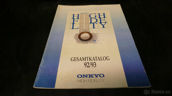 ONKYO DAT TUNER DECK CD ZESILOVAČ + KATALOG 92/93 TOP - 2