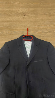 Společenský oblek, sako, vesta, kalhoty vel. 48 - 2