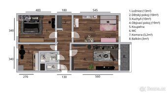 Prodej 3+1 OV - Poruba, ul. J. Ziky, 81 m2, balkon. Dohoda - 2