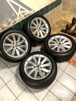 Alu kola Škoda R16 5X112 ZIMNÍ PNEU 205/55 R16 7mm - 2