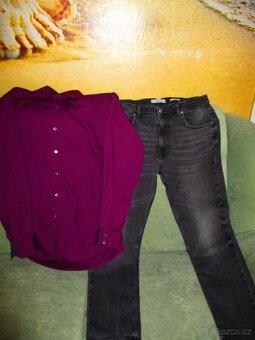 vel L-Košile+džíny přidám zdarma - 2