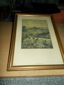 Obrázek se zlatým rámem - 2