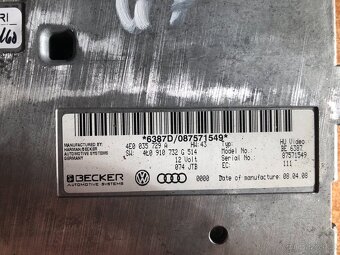 AUDI - Riadiaca jednotka MMI 4E0035729A - 2