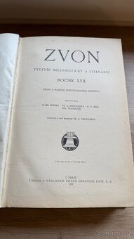 vázaný časopis zvon 1920 - 2