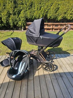 CYBEX PRIAM 3v1 ROSEGOLD + otočná základna + Sirona T-ISIZE - 2