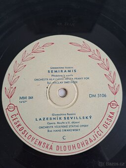 stará deska Semiramis, Lazebník sevilský, - 2