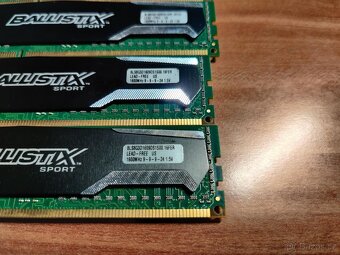 Crucial 16GB/32GB KIT DDR3 1600MHz CL9 Ballistix Sport - 2
