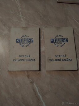 staré vkladní knížky - 2