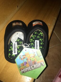 Pantofle - bačkory Minecraft - 2