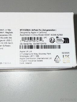 Apple Airpods pro 2 (U-SBC) (OVĚŘENÝ PRODEJCE) - 2