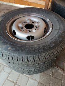 4x 14" kola s pěknými pneu z mercedes MB209D (T1) - 2