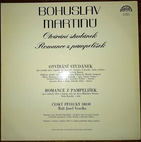 LP deska- Bohuslav Martinů - 2