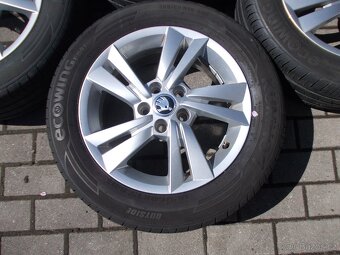 5x100 R15 orig ŠKODA s PNEU 185/60R15 - 2
