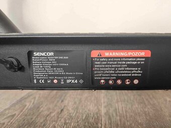 ELEKTRO KOLOBĚŽKA SENCOR SCOOTER ONE 2020. - 2