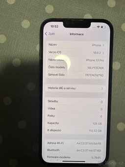 iPhone 13 Pro – 128GB – 100 % kondice baterie - 2