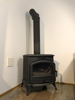 Krbová kamna K6 – 8 kW, litina, TOP stav (Náchod) - 2