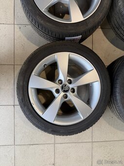 Alu kola DIONE R16 5x100 ET46 + letní pneu 215/45 R16 - 2