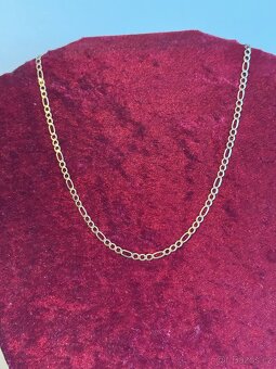 Zlatý řetízek Figaro 5g 585/1000 - 2