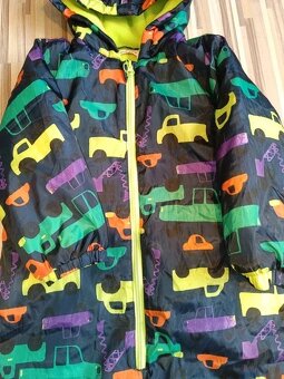 Zimní kombinéza s autíčky 104 bluezoo - 2