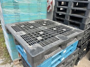 Pevnostní kontejnerové plastové palety , QPAL 1140HB,114x114 - 2