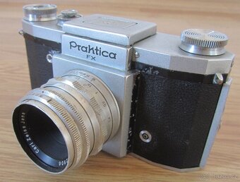 Praktica FX fotoaparát + prodej sbírky fotoaparátů a kamer. - 2