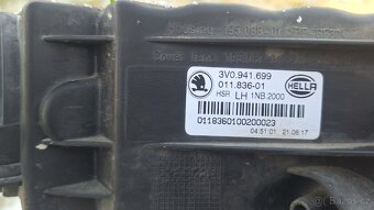 Levá přední mlhovka Škoda Superb 3  3V0941699 - 2