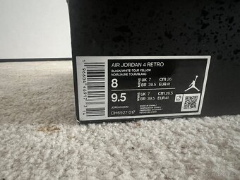 Jordan 4 yellow thunder - 2