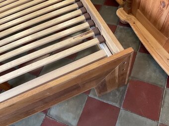 Postel 140 × 200 Masiv dub - 2