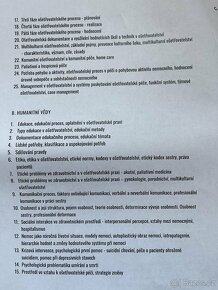 Otázky k Bc. Vysoká škola -zdravotnictví - 2