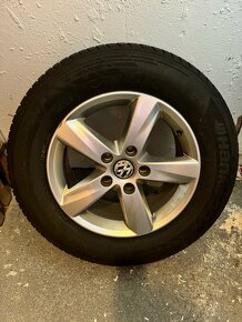 Zimní sada alu kol na vw touareg 255/60 r17 106H - 2