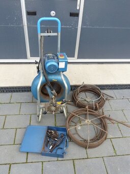 KaRo AS 20 bubnový spirálový stroj na čištění trubek Stroj n - 2