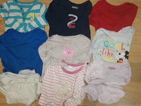Body dlouhý, krátký rukáv, dupačky, polodupačky, overaly 86 - 2