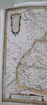 Historická mapa Moravy od J. A. Komenského - 2