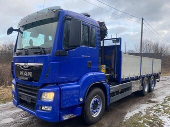 MAN TGS 26.320 - 6x2 - Valník + HR-PALFINGER PK 12.501 SLD - 2
