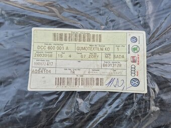 sada gumotextilních koberců Škoda Octavia II (1Z) DCC600001A - 2