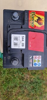 Autobaterie BANNER 12V 44ah zánovní, zaruka - 2