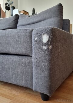Prodám pohovku IKEA FRIHETEN (šedá) - 2