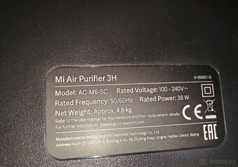 Čistička vzduchu Xiaomi Mi Air Purifier 3H - 2
