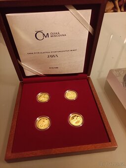Sada zlatých mincí Jawa - 2