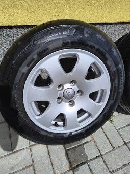 Alu sada 15 originál Audi pneu Continental - 2