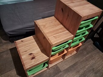 Ikea úložná sestava Trofast schody borovice - 2