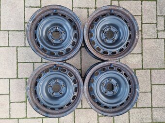 PEUGEOT,CITROEN-PLECHOVÉ DISKY 6,5JX15H2 ET42 SADA 4KUSY - 2