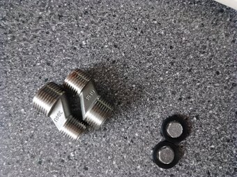 SACÍ KOŠ MOSAZ,2 etážky k vod. baterii titania iris 92074/T - 2