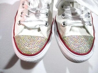 CONVERSE SWAROVSKI ♠ IKONICKÉ DÁMSKÉ TENISKY - 2