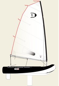 nafukovaci plachetnice DInghyGO 325, NOVÁ-záruka - 2